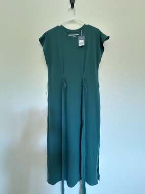 Universal Thread Goods Co. Women's Short Sleeve Side Tie Midi Dress